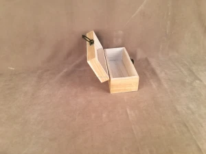 Solid wooden box for storage purpose