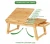Import SONGMICS Home Office Modern Adjustable Natural Bamboo Bed Tray Table Portable Fold Up Notebook Laptop computer Desk from China