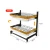 Import Space-saving 2 Tiers Kitchen Drainer Storage Holder Metal Dish Drying Plate Draining Rack from China