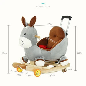 Special offer hot selling kids animal shaped chair donkey toddler toys  ride on toys