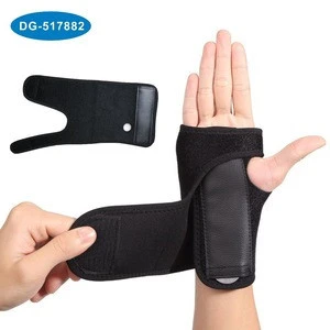 Sport Adjustable Breathable Wrist Splint Fitted Wrist Support brace with Steel Plate for carpal tunnel