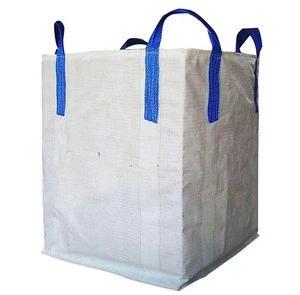 Square jumbo bag with printing  big bag for chemical sand iron 1000kg 1500kg