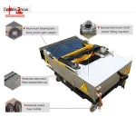 SRM4 automatic wall plastering machine cement spray rendering machine price