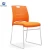 Import Stackable training conference meeting room solid metal chrome legs modern plastic chair from China