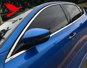 Stainless Steel Car Accessories Window Sill Frame Molding Cover Trim for Ford Focus 2018-2019