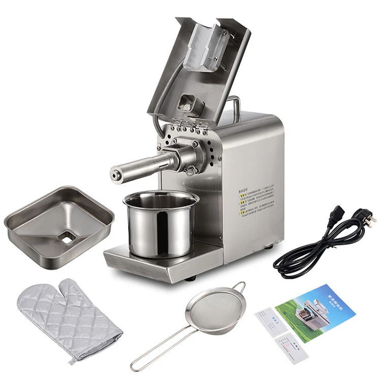 Stainless steel cold mini coconut oil press machine oil extraction machine