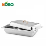 Stainless steel hotel& restaurant Usage food warmer silver chafing dish buffet stove