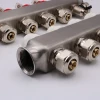 Stainless steel manifold for radiant heating and cooling systems