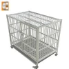 Stainless steel material pet dog cage with plastic tray