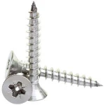 Stainless Steel Pozi Countersunk Chipboard Screws Fully Threaded Wood Screw