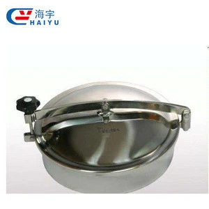 Stainless Steel Sanitary Square type manhole cover (with pressure)