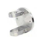 Stainless steel stair decorative square floor flange