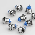 StainlessLess Steel Auto Engine PC Power Start Metal Push Button Switch