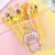 Import Stationery Gifts 20pcs/set Cartoon Cute 0.38mm Black Gel Pen For Student from China