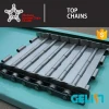 Steel slat belt conveyor chain with L formed slats