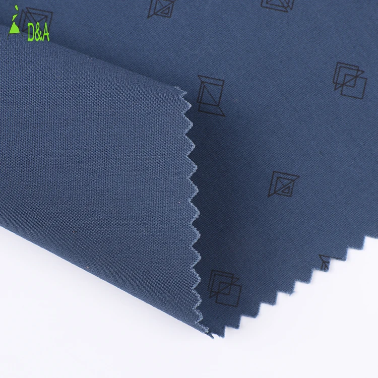 Stock woven plain t shirt cloth custom printed 100 cotton poplin fabric wholesale
