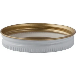 Stocked Wholesale Airtight 63-400 Tin-plated Screw Lids with Rubber For 6OZ Glass Food Jar