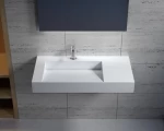 Stone Resin Wall Mounted Bathroom Sink