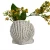 Stoneware Fasion home decor Desktop decoration Bubble glaze flower vase Shell flower pot