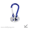 Strong Neodymium Magnet Holds 60LBS Carabiner Snap Hook & Split Ring