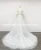 Import Summer Fashion Flower Lace Embroidered Bride Gown Short Sleeve White Wedding Dresses from China
