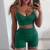 Import Summer Sexy Women Crop Top 2 Piece Set Skinny Camisole Shorts Set Women Casual High Waist Booty Shorts Outfits Tank Top from China