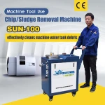 SUN-100 Coolant Tank Cleaner Sludge Removal Machine Pneumatic Industrial Vacuum Cleaner Filtration Machine