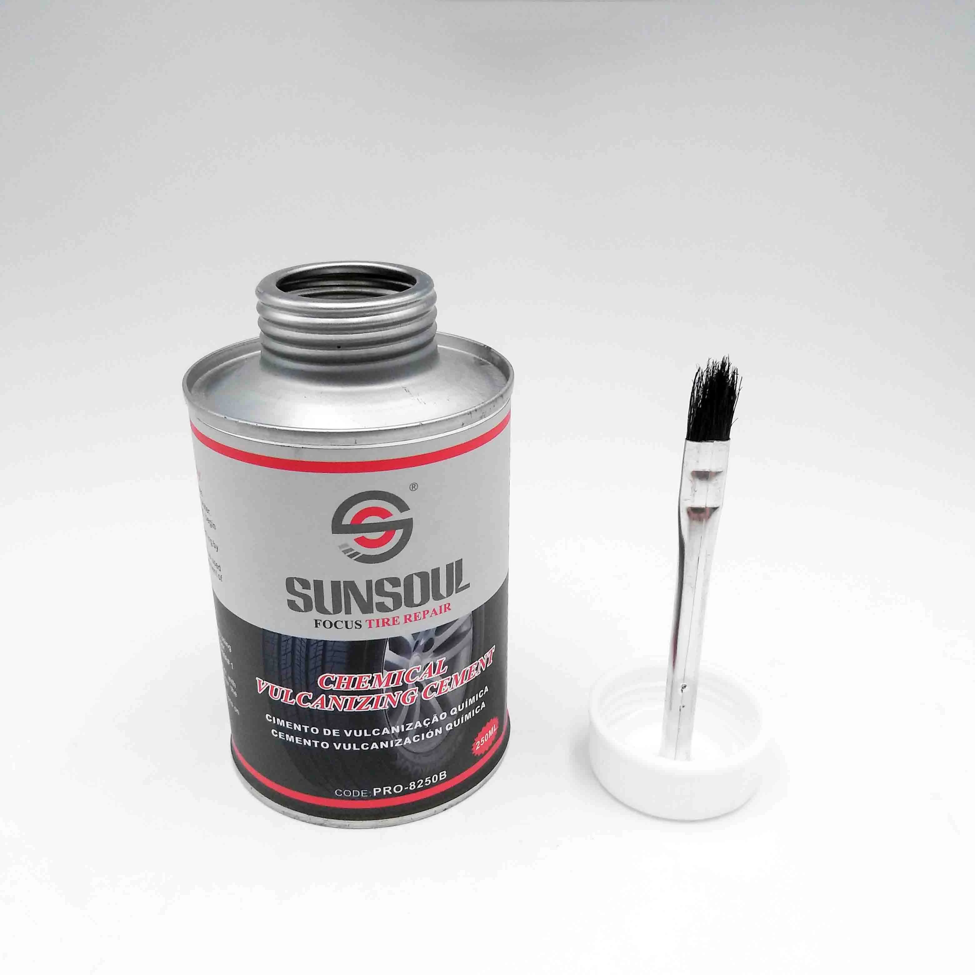 Sunsoul Professional Quality Solution Adhesive Fast Dry Vulcanizing Tire Repair Cement
