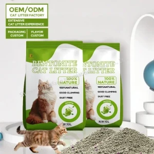 Super Odor Control Clumping Various Ball Shapes Cat Litter Hot Selling Bentonite Pet Sand