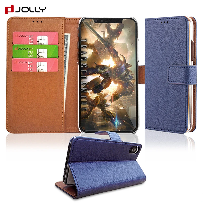 Superior Quality Leather Wallet Cellphone Case For iPhone Mobile Phone Bags Cases For iPhone X 10