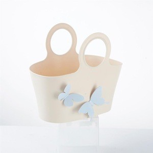Supply portable butterfly shopping basket Bathroom toiletries Living room sundries storage basket