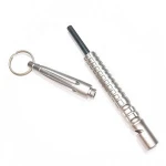 Survival Spark Magnesium Survival Fire Starter with Compass and Whistle