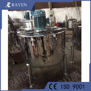 SUS304 or 316L stainless steel high shear agitator vacuum emulsifier
