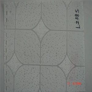 suspended pvc faced laminated gypsum ceiling tiles gypsum board for decoration