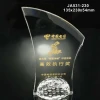 Table tennis crystal trophy