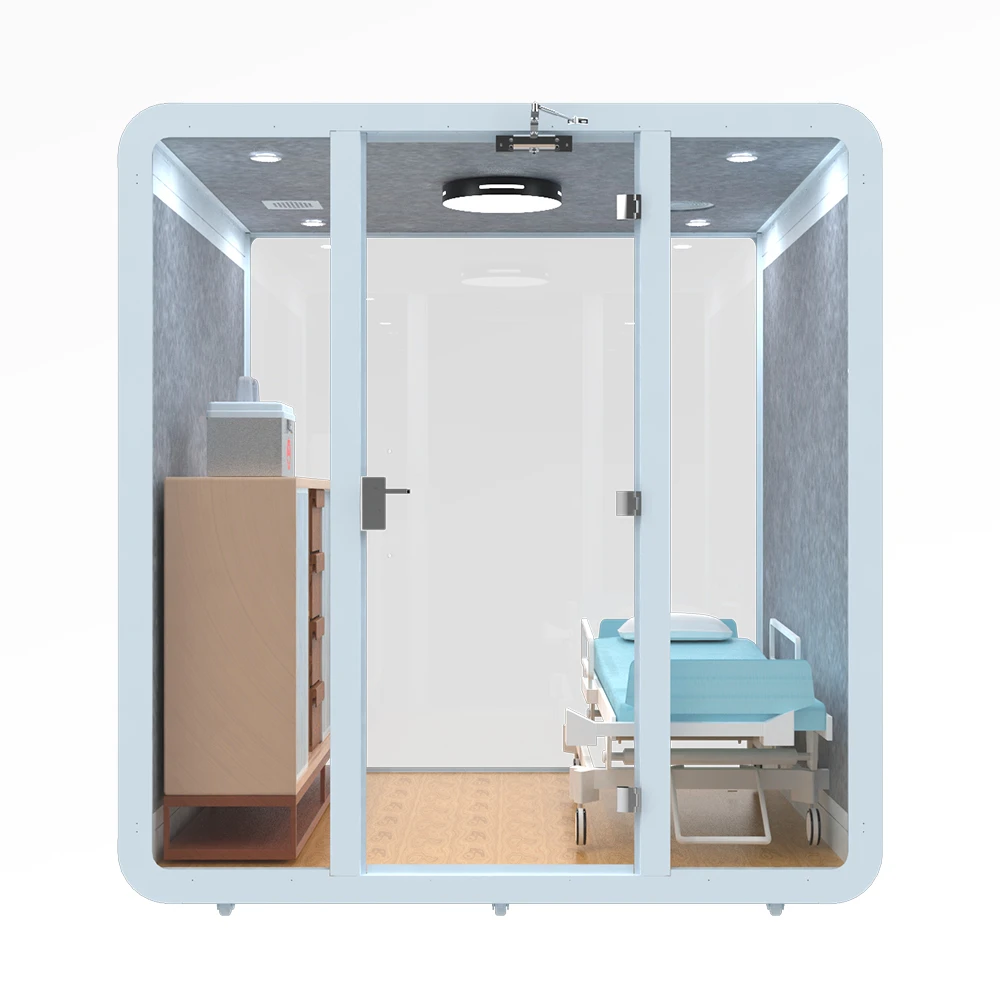 Temporary medical room sound insulation and standby treatment isolation booth room soundproof booth CE ISO9001