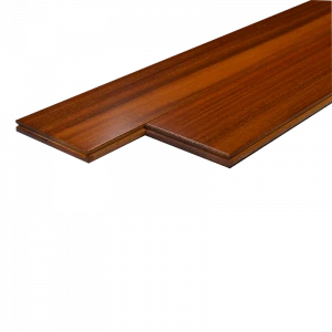 T&G Joint Red Color Smooth Surface Timber Flooring Hardwood