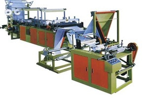 Three Side Seal Stand Up with Zipper Pouch Making Machine