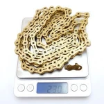 TIPSUM GOLD Ti Coating X11SL 11 Speed 118 Link Bicycle Bike Chain