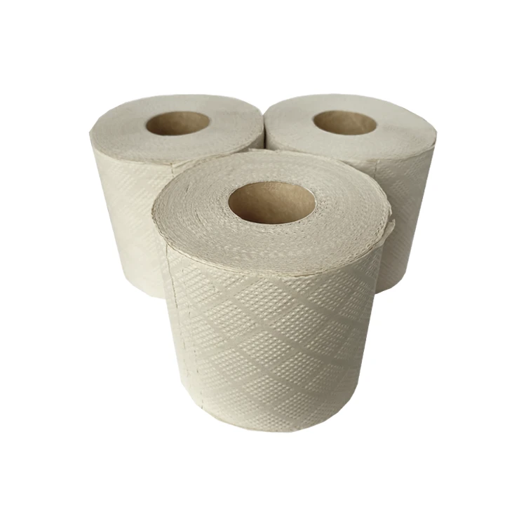 Tissue roll paper jumbo rolled tissue toilet roll paper bambu toilet customized package soft toilet paper