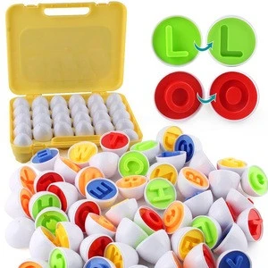 Toddler toys 26pcs Color letter Matching Egg Set kids educational toys learning