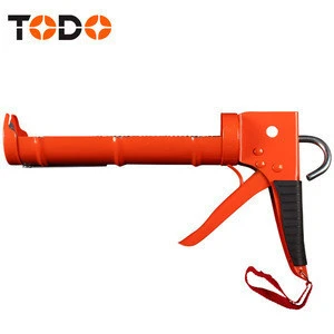 TODO tools 9inch manual semicircle silicon caulking gun with teeth and needle