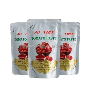 tomato paste 70g and 50g in sachet and tins tomatoes