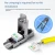 Import Tool Free RJ45 Connectors for CAT8/CAT7/CAT6A CAT6/CAT5e/CAT5, Punch Down Type Ethernet Cable Male Plugs - 1PCS from China