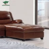 Top Quality Tan Leather Corner Sofa Bed,Tan Leather Corner Settee