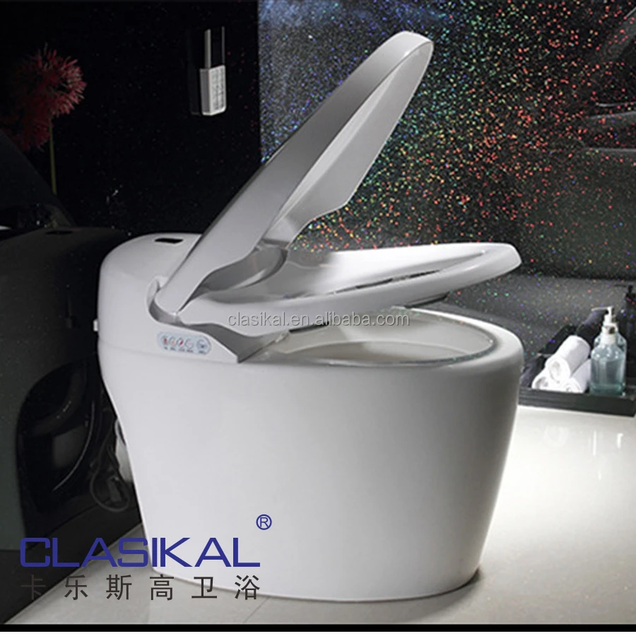Top selling self clean smart ceramic toilet seat automatic