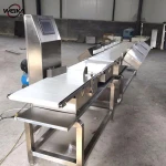 Touch screen control belt type sea food  sorting machine