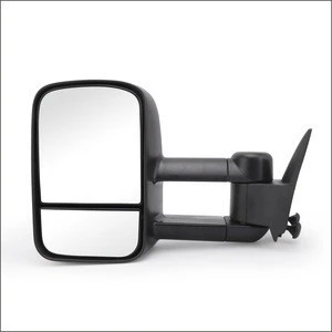 Towing Manual Side View Mirrors Black Left and Right Pair Set Replacement For Chevy GMC Truck 88-98 mirror car