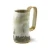 Import Tradnary Handmade Natural Viking Drinking Black & Whitish Horn Mug for Beer Wine In Simple Design Horn Mugs Mugs For Home Hotel from China