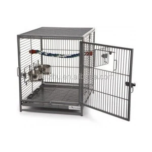 Travel Bird Cage Pet Steel Wire Carrier Safe House